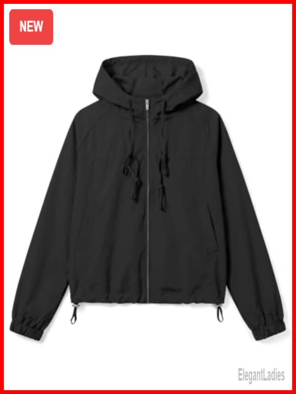 Women's Cropped Zip Hoodie Casual Fall Jacket with Pockets